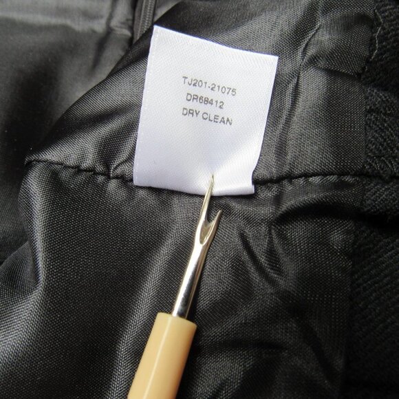 Pendleton Wool Women's Belted Black Dress Size 12 - Picture 5 of 6